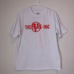 Vlone x Park Ing x Nike XL White and Orange T-shirt in excellent condition.